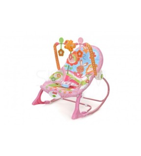 Детский шезлонг-качалка Baby Maxi 791 pink