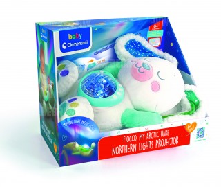 CLEMENTONI BABY plīša rotaļlieta Ziemeļblāzma