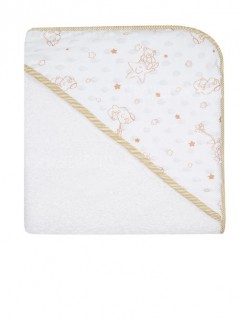 Dvielis ar kapuci 80x80cm.