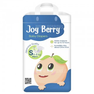 JoyBerry Autiņbiksītes S 4–8kg 56gab