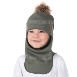 merino vilnas balaklava ar kokvilnas flīsa oderi 23591/330