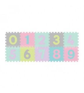 Paklājiņš-puzzle NUMBERS - 10 plāksnes Babyono 274/02