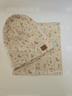 Pavasara komplekts cepure +tuneļšalle