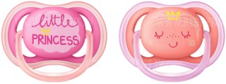 PHILIPS AVENT ULTRA AIR DECO Силиконовая пустышка ортодонтической формы, 6-18M, 2шт., SCF343/22 (8710103845973)