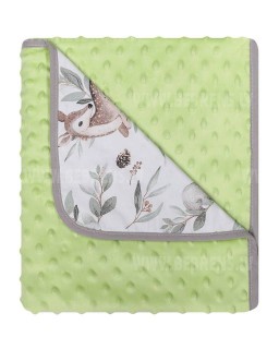 SEGA - DUBULTĀ MINKY - AR APDRUKU - 80x90 - ZAĻA