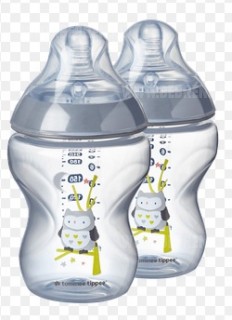Tommee Tippee бутылочка для кормления цветная 260мл 2 шт.  422521