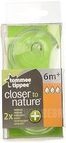 Tommee Tippee barošanas pudeļu knupīši Anti Colic ātra plūsma, 42122451