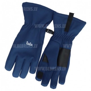 TuTu softshell starpsezonas cimdi pirkstaiņi 3-006747 navy